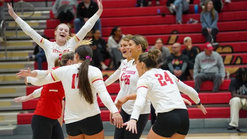 No. 19 volleyball rolls to two non-conference wins