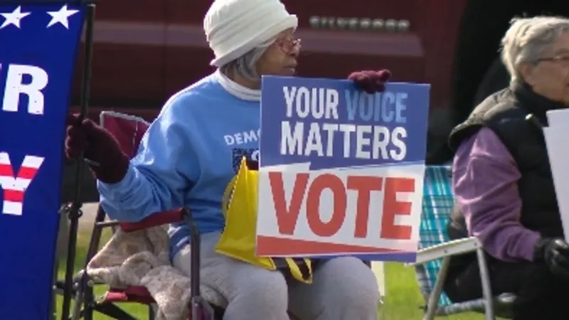 No Kings rally in Elm Grove urges early voting ahead of midterm elections