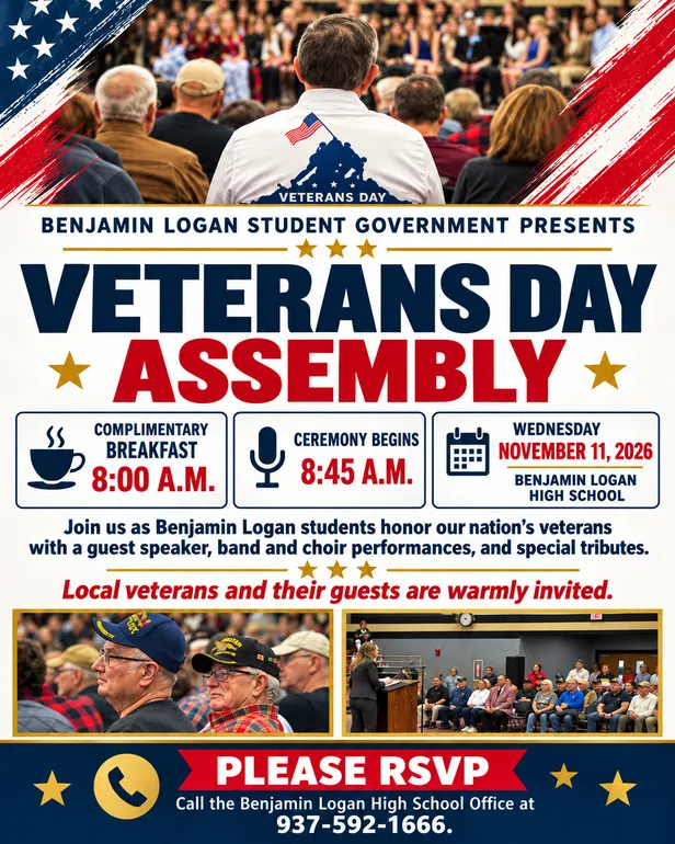 A Salute to Service: Benjamin Logan to Honor Veterans at Annual Veterans Day Ceremony