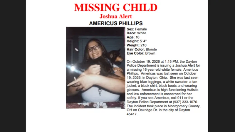 Joshua Alert issued for missing Ohio teen