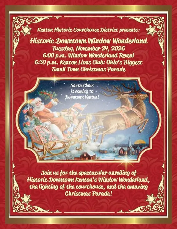 Kenton to Kick Off Holiday Season with Christmas Parade and Courthouse Lighting on Nov. 24