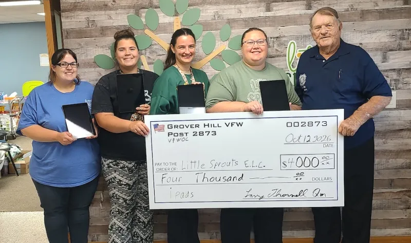 Grover Hill VFW Post 2873 Makes Local Donations