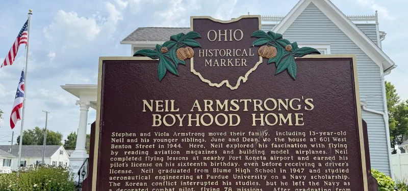 Retired pilot helps a historical society buy Neil Armstrong's boyhood home for tours
