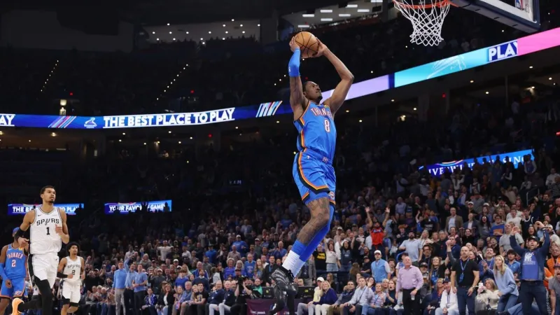Jalen Williams ruled out for Thunder-Spurs WCF Game 7, ESPN reports