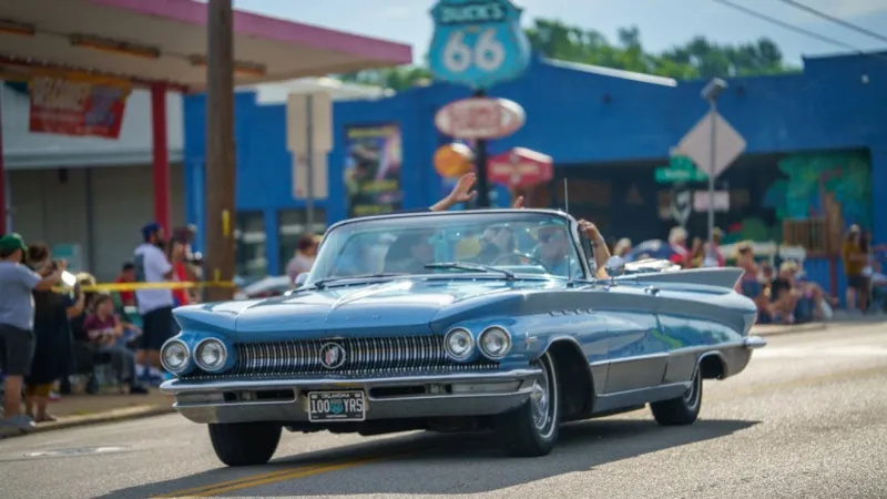 Tulsa Route Capital Cruise: Classic Car Centennial Parade sets Guinness World Record