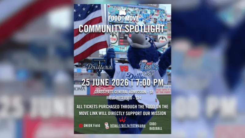 Food On The Move partners with Tulsa Drillers for community fundraising night