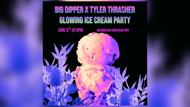 Glow-in-the-dark ice cream party to be held at Moonbeam Conservatory Saturday