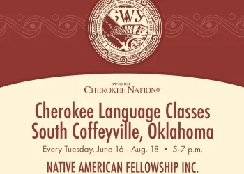 Cherokee Language Classes to Be Offered in South Coffeyville, North Tulsa