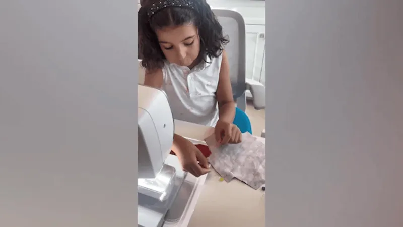 7-year-old Tahlequah girl turns sewing project into statewide kindness movement