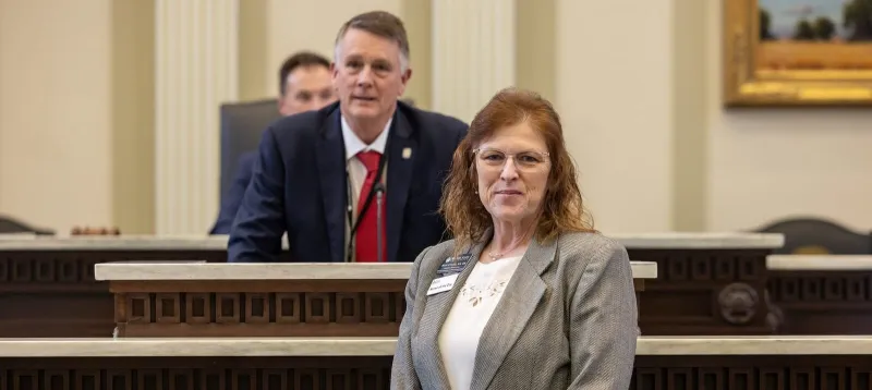 Oklahoma Nurses Association Selects RSU Instructor as 'Nurse of the Day' at State Capitol