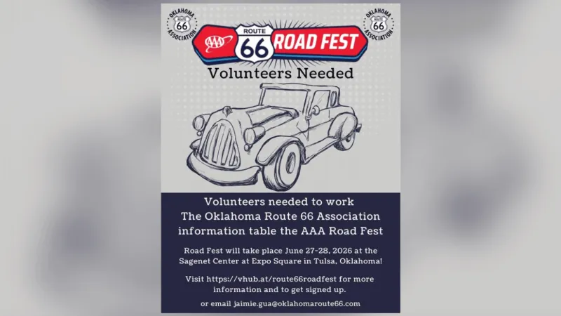 Volunteers needed for Route 66 Road Fest