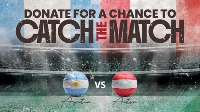 Our Blood Institute offers Austria-Argentina match tickets in donor giveaway