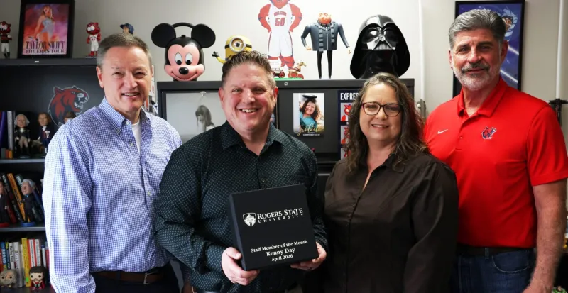 RSU Communications and Marketing Director Kenny Day Named April 2026 Staff Member of the Month