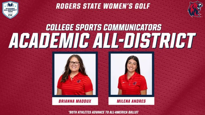 Andres and Maddux Earn CSC Academic All-District Recognition