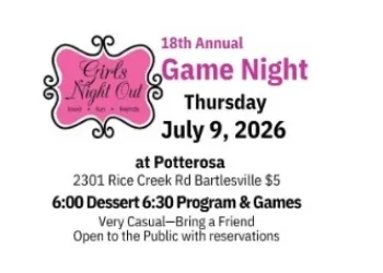 Bartlesville Ladies Connection's 18th Annual Game Night