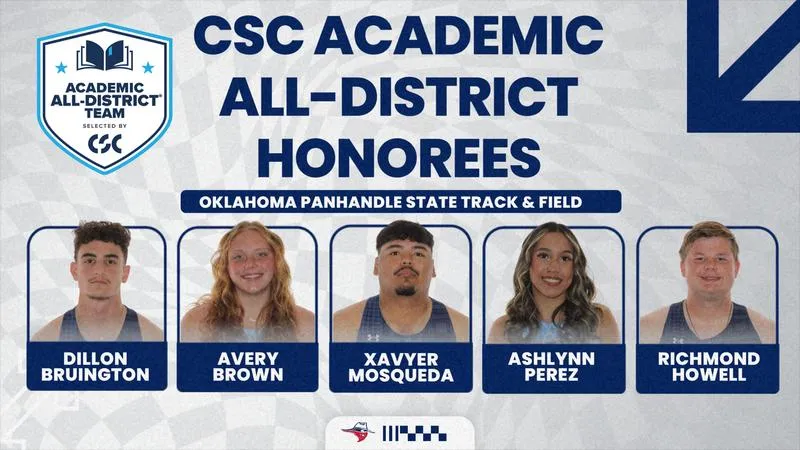 Five Aggies Make Track & Field/Cross Country CSC Academic All-District Teams
