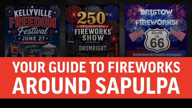 Sapulpa is not doing a fireworks show this year. Here's where to go instead