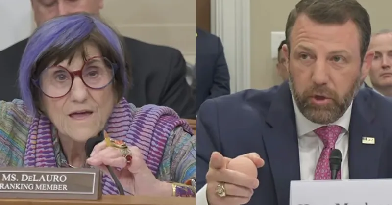 Markwayne Argues With Purply-Haired Congresswoman...