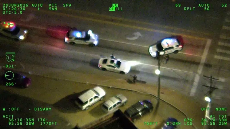 Tulsa Police arrest man following high-speed chase Sunday morning