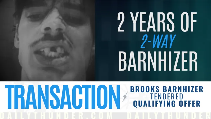 Thunder Bolt: Barnhizer's Qualifying Offer