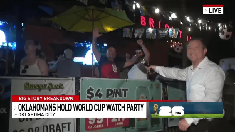 Oklahoma City fans celebrate as U.S. beats Bosnia 2-0 to reach World Cup Round of 16