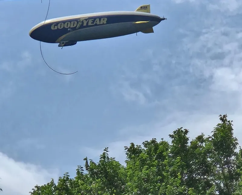 Been There, Done That: Look up, it's a blimp!