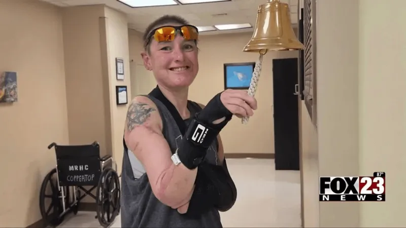 McAlester mother reunited with family after brutal dog attack