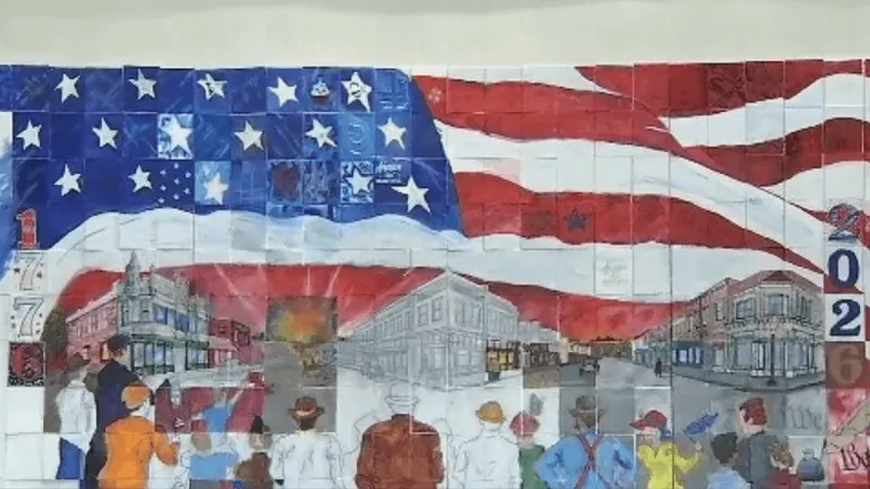 Wagoner community mural brings history to life one tile at a time