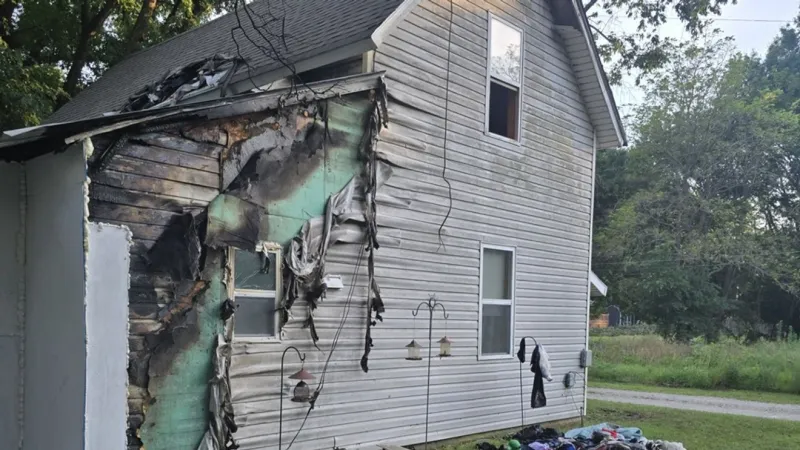 Fireworks accident catches house on fire in Chelsea