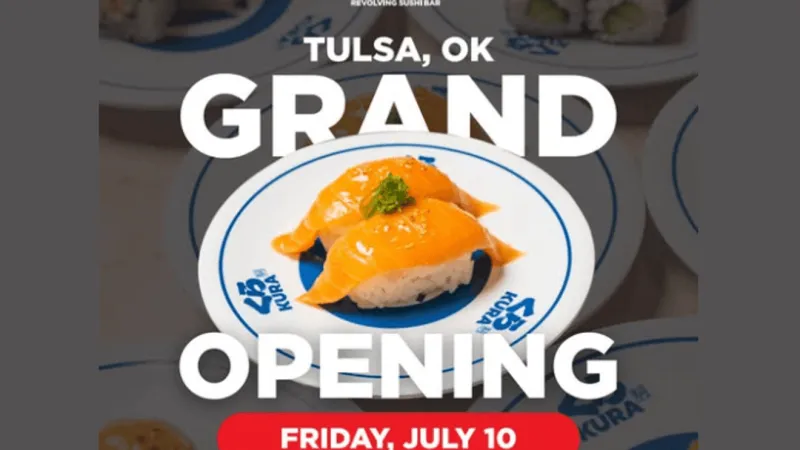 Kura Revolving Sushi Bar hosting grand opening at Woodland Hills Mall