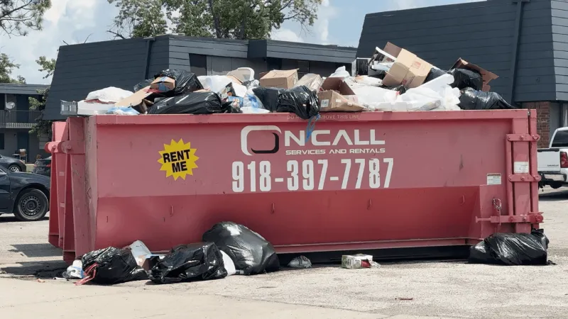 Overflowing trash remains an issue at Vesta-owned apartment complexes in Tulsa