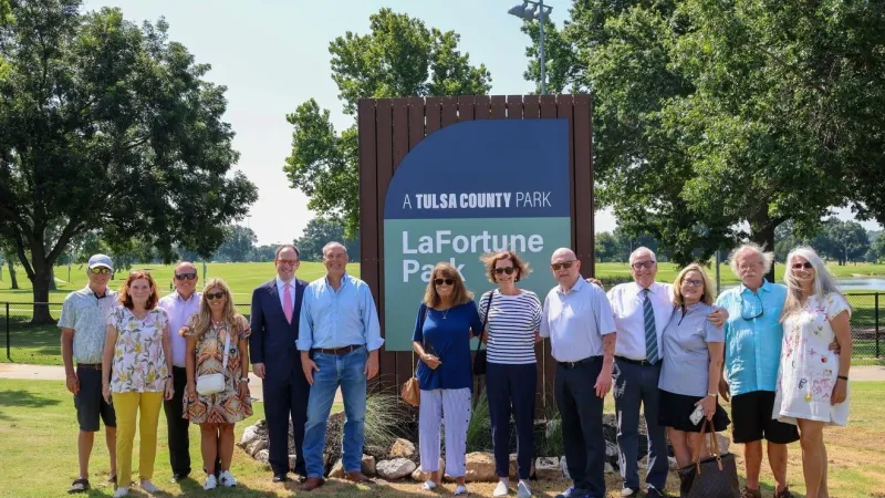 LaFortune Park new sign unveiled