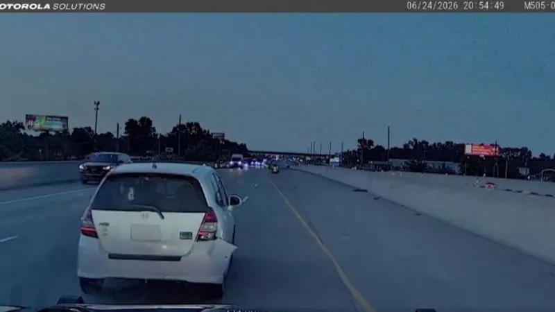 Dashcam: OHP trooper stops wrong-way driver on Oklahoma highway