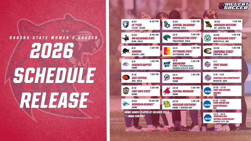 2026 Women's Soccer Schedule Release