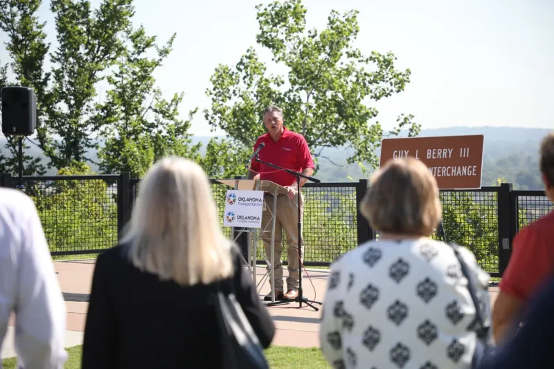 Gilcrease Interchange Dedicated to Guy L. Berry III