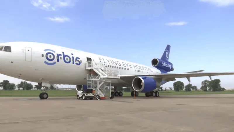 World's only flying eye hospital departs Tulsa for Vietnam after months-long grounding