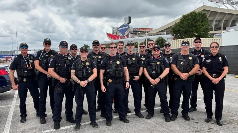 TPD Special Response Team personnel assists with World Cup security