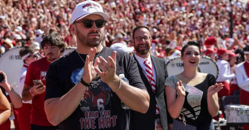 ON THIS DAY | 07.20.25 | 'It feels good to be home': Baker Mayfield hosts kids camp at OU; talks Brent Venables, Buccaneers