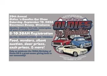 39th Annual Oldies ?n Goodies Car Show Returns to Downtown Dewey September 19, 2026
