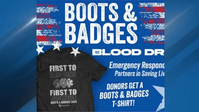 Police, firefighters, troopers and EMSA join OBI for annual Boots & Badges drive July 25