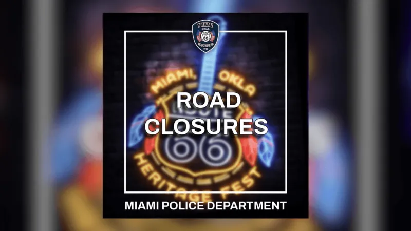Miami Police announce upcoming road closures for Route 66 Heritage Fest