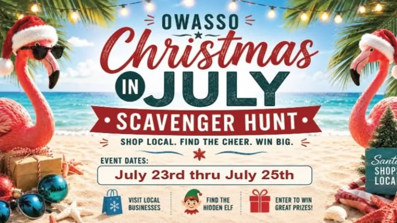 Christmas in July scavenger hunt coming to Owasso