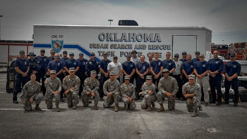 Oklahoma swift water rescue teams return home from Texas floods