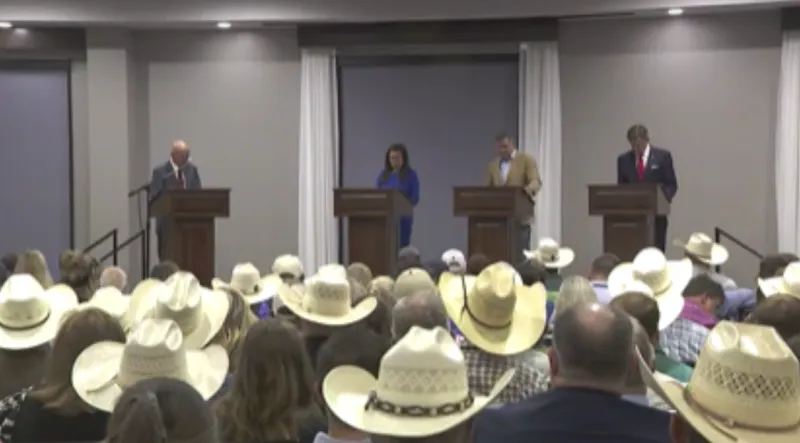 Gubernatorial Candidates Speak to Cowboys...