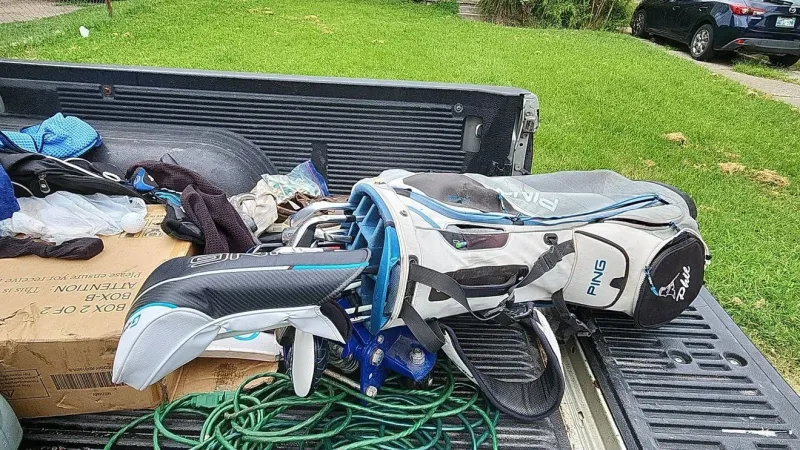 Man arrested after allegedly listing stolen golf clubs on Facebook Marketplace