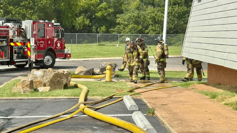 1 taken to hospital, 8 displaced after fire at Edenwood Apartments in Tulsa