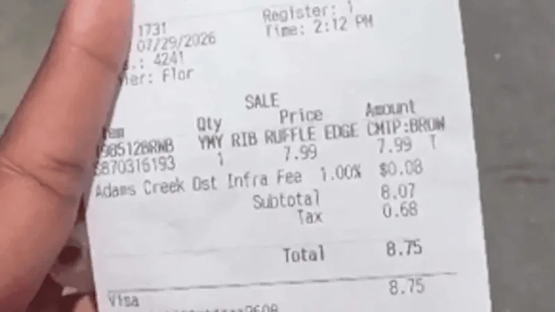 Broken Arrow shoppers question 1% receipt charge at Adams Creek Town Center