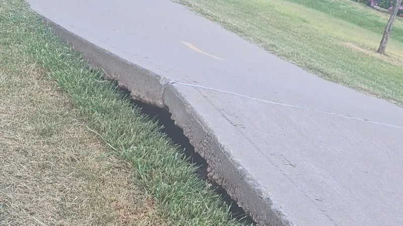 Heat can pose safety risks when driving on roads, walking on sidewalks