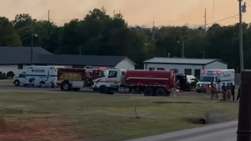 Fire crews battle Newcastle blaze as EMS provides support in extreme heat