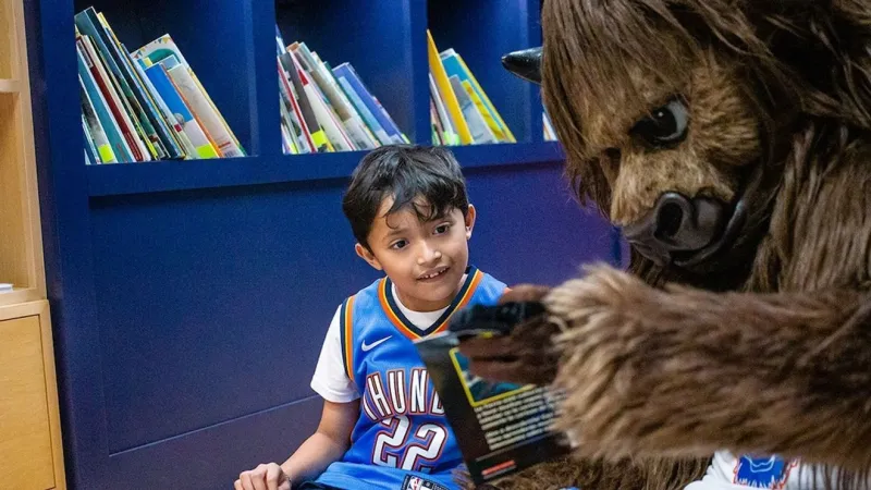 OKC Thunder offers free classroom programs, grants and Rolling Thunder Book Bus